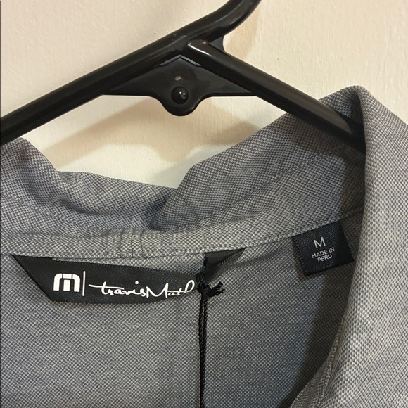 NWT Travis Mathew Charcoal PGA Tour Polo Shirt for Men in Sz M - Picture 3 of 12